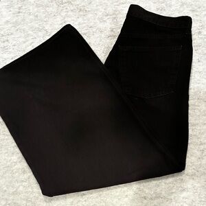 Universal Thread Mid-Rise Super Wide Leg Black Size 10 NWT